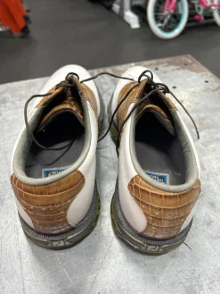 Used Foot Joy Mens Golf Shoes White Senior 10