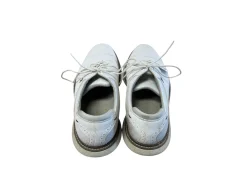 Used Foot Joy TRADITIONS Mens Golf Shoes White Senior 10.5