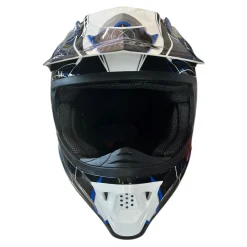 Used Fox DECOY Junior Helmet Navy Blue MD