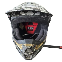 Used Fox PILOT V2 JR MOTOCROSS HELMET Junior Helmet Black SM