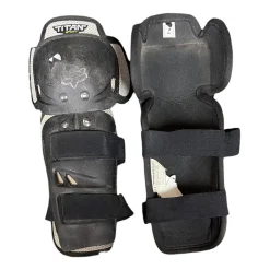 Used Fox TITAN SHIN PAD Adult Black Small