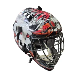 Used Franklin GFM 100 GOALIE STREET MASK St Hcky Goalie Helmet Yth Black One Size