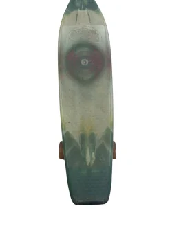 Used Franklin PENNY BOARD Skateboard Deck Only Green 6 1/2