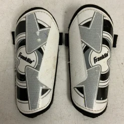 Used Franklin Soccer Shin Guards Youth White Youth