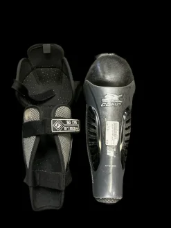 Used Franklin SX COMP Senior Shin Guards Black 13"
