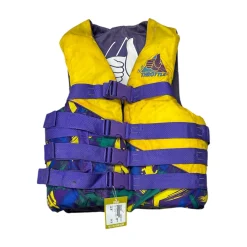 Used Full Throttle Adult PFD Purple Small
