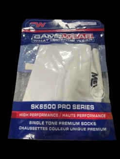 Used Gamewear Hockey Sock White 22"