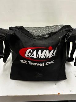 Used Gamma Sports EZ TRAVEL CART BAG ONLY Tennis - Hopper Black