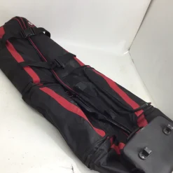 Used GB PADDED WHEELED SOFT TRAVEL BAG Travel Bag Red And Black