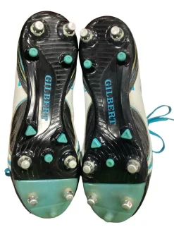 Used Gilbert Rugby Cleats Carolina Blue Senior 10.5