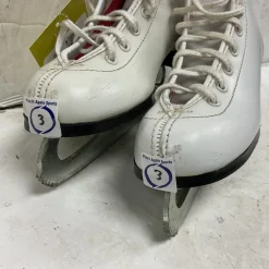Used Girls Figure Skate White Junior 03