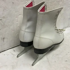 Used Girls Figure Skate White Junior 03