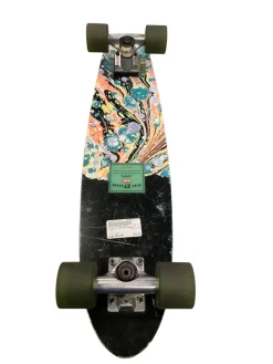 Used Globe GLASS Complete Skateboard Green Regular