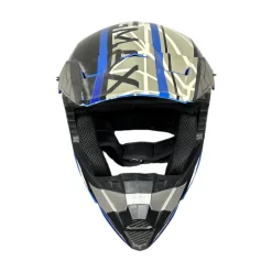 Used GMAX MX-46Y Junior Motocross Helmet Royal Blue Medium