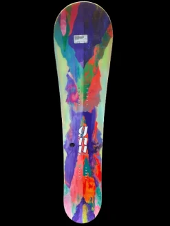 Used GNU BNICE Girls Snowboard Only Turquoise And Purple 127 cm