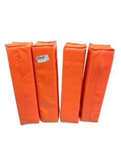 Used GOAL LINE PYLONS FB Field Marker Orange