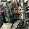 Used Golds Gym HALF RACK W/ BENCH AND LAT Home Gym No Plates