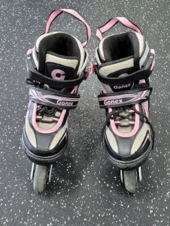 Used GONEX ROLLER BLADES Junior Aggressive Skates Black Junior 01