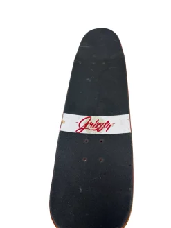 Used GRIZZLY BEWARE OF THE BEAR Skateboard Deck 8 1/4