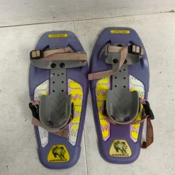 Used GRIZZLY LITTLE BEAR Snowshoes Boys Purple 15"
