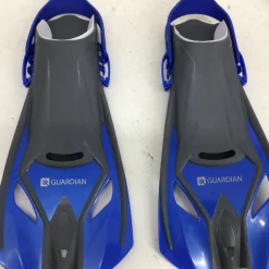 Used Guardian ESTERO S/M 4-8.5 FLIPPERS SWIM FINS Underwater Fins Royal Blue S/M