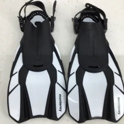 Used Guardian MONTEREY S/M 4-8.5 FLIPPERS SWIM FINS Underwater Fins White S/M