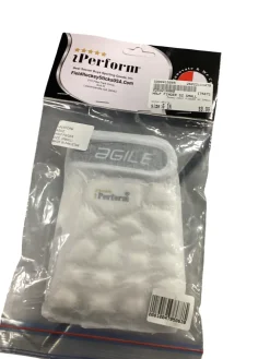 Used HALF FINGER SZ SMALL FH Gloves White 6"