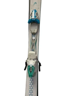 Used Head 2018 TOTAL JOY Womens 168 cm Snow Skis w/ Joy 11 Bindings