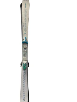 Used Head 2018 TOTAL JOY Womens 168 cm Snow Skis w/ Joy 11 Bindings