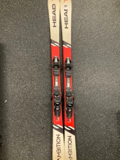 Used Head AMBITION SKIS Mens DH Ski/Binding Red 170 cm