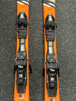 Used Head AMBITION SKIS Mens DH Ski/Binding Orange 150 cm