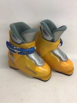 Used Head CHILDRENS SKI BOOTS Girls DH Ski Boot Yellow 160 MP - Y09