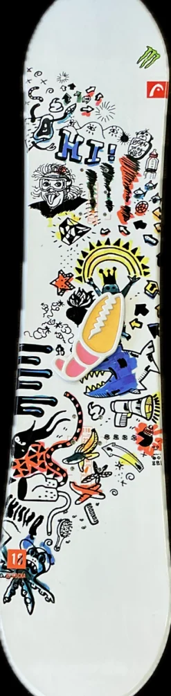 Used Head SNOWBOARD Boys Snowboard Only White 118 cm