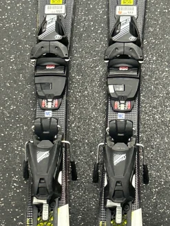 Used Head SUPER SHAPE TEAM Boys DH Ski/Binding Yellow 77 cm