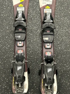 Used Head SUPER SHAPE TEAM Boys DH Ski/Binding Yellow 67 cm