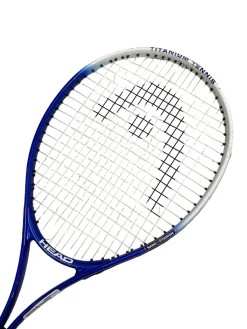 Used Head TI CONQUEST Adult Tennis Racquet Royal Blue Unknown