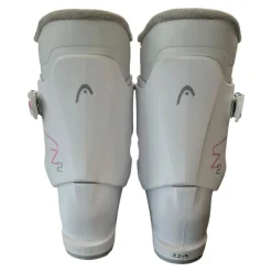 Used Head Z2 Girls DH Ski Boot White 225 MP - J04.5 - W5.5