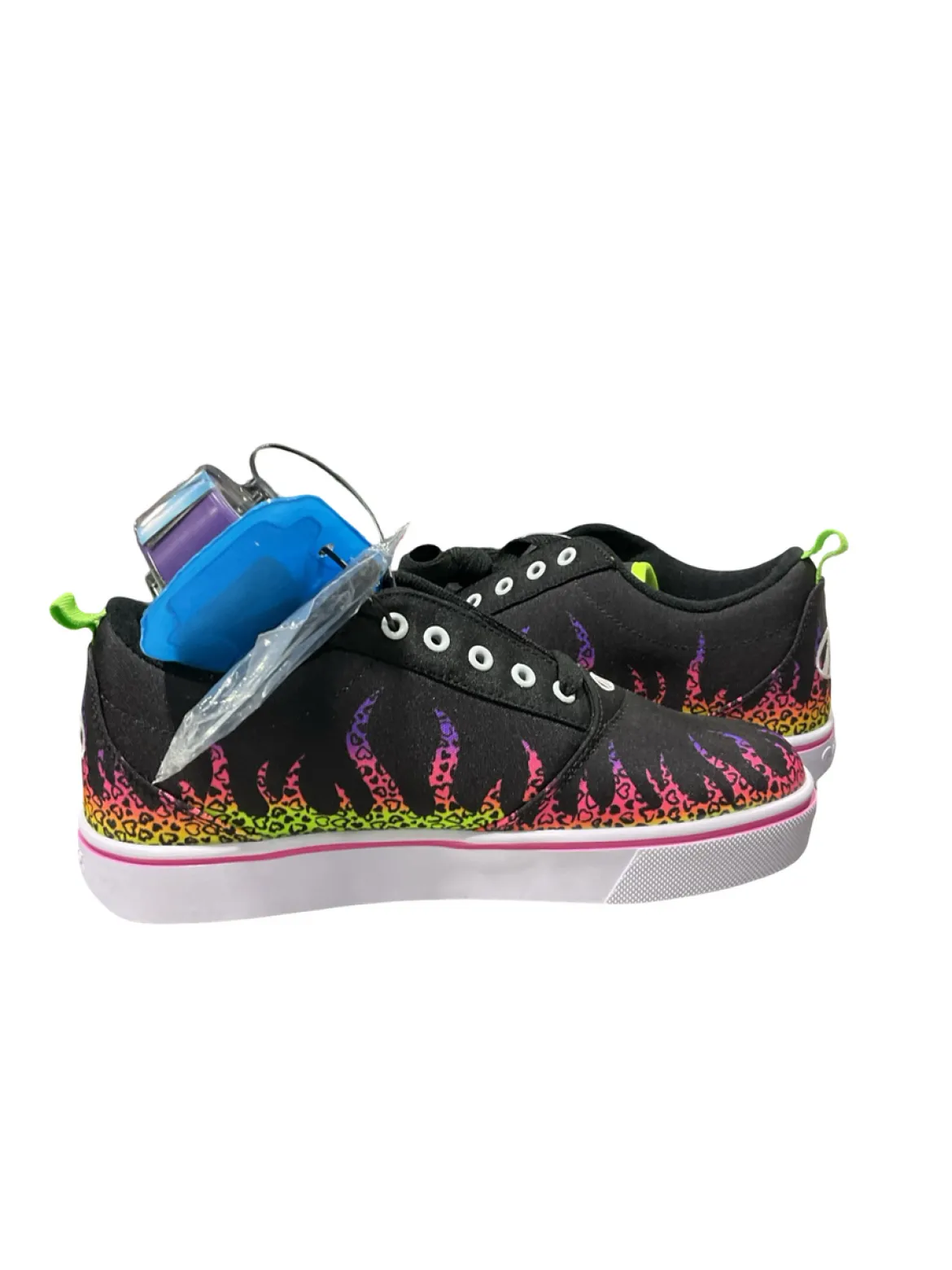Used Heely BLACK/COLORFUL HEELYS Skateboard Heelys Black Senior 7