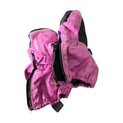 Used HESTRA SIZE 4 MITTINS Outerwear Girls Gloves Purple Youth