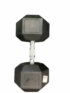 Used Hex Dumbbell (Each) 75 lb