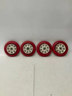 Used HIGH ROLLER 4 PACK RED Inline Wheels 100MM
