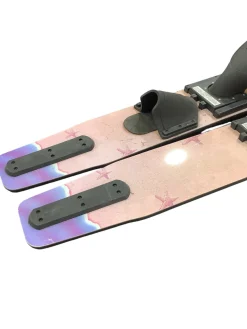 Used HO KAHUNA Pair of Skis Pink 60