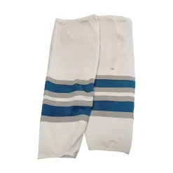 Used Hockey Sock Carolina Blue And White 29"