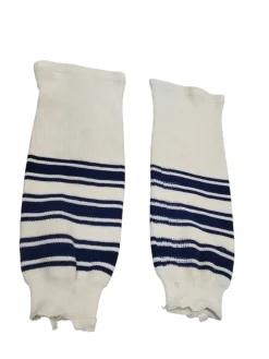 Used Hockey Sock Clear And Royal Blue 24"