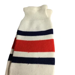 Used Hockey Sock White/Red/Navy 32