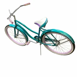 Used Huffy GOOD VIBRATIONS Cruiser Bike Womens Teal 17-18