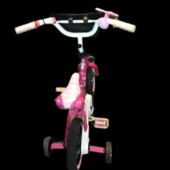 Used Huffy MINNIE MOUSE Training Wheel Bike Girls Pink 12"