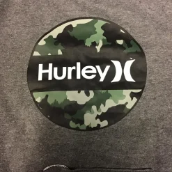 Used Hurley Youth Long Sleeve Hoodie Grey