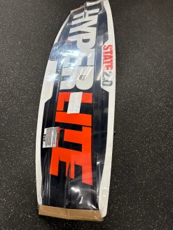 Used Hyperlite STATE 2.0 W/ REMIX 10-14 BINDINGS NIW Wakeboard Black 141 cm