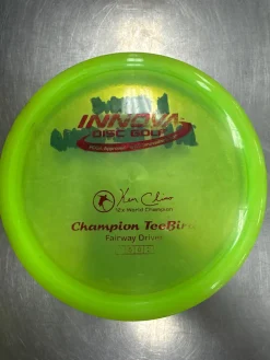 Used Innova CHAMPION TEE BIRD Disc Golf Driver Optic Yellow
